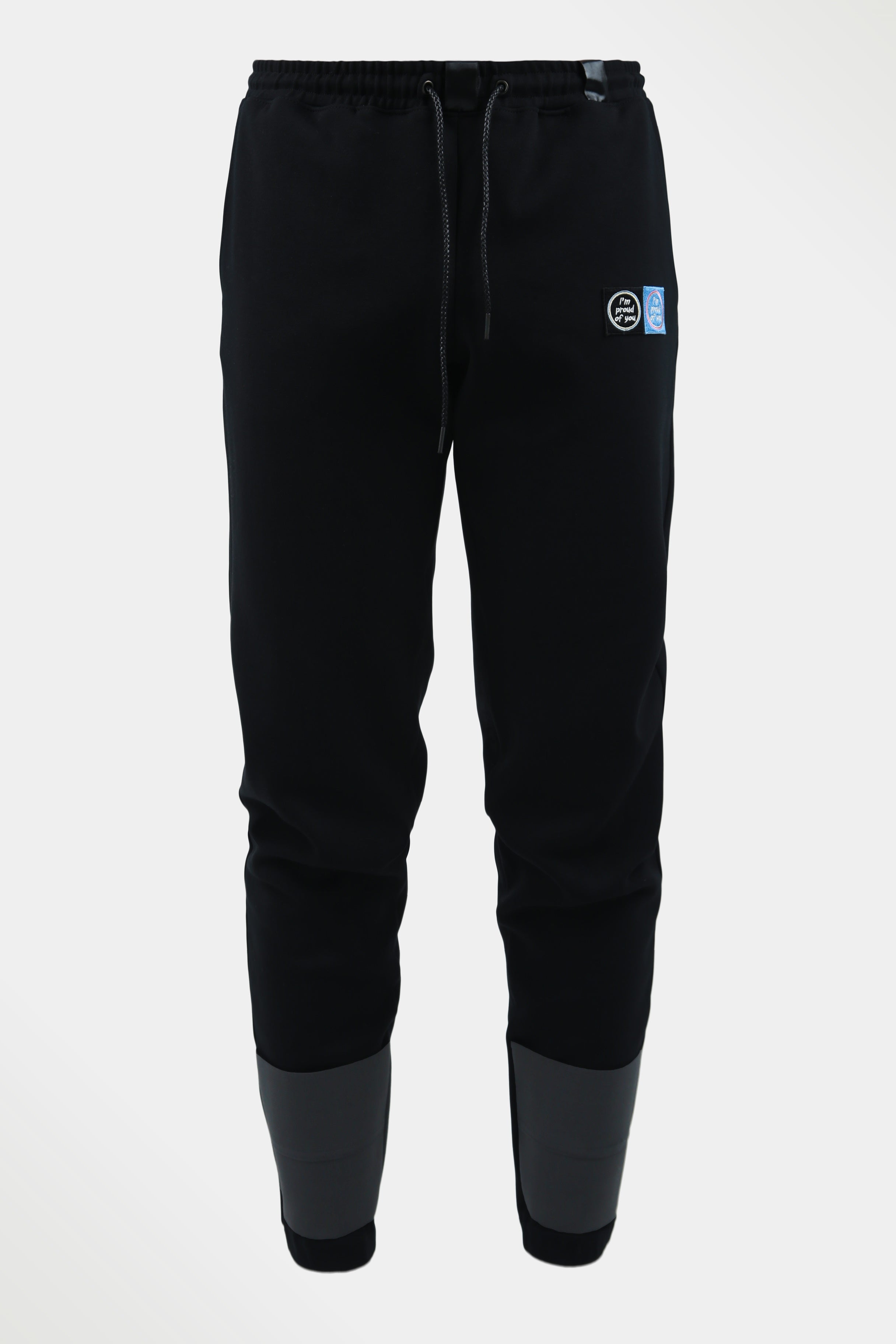 #improudofyou Ankle Double Band Tapered Joggers